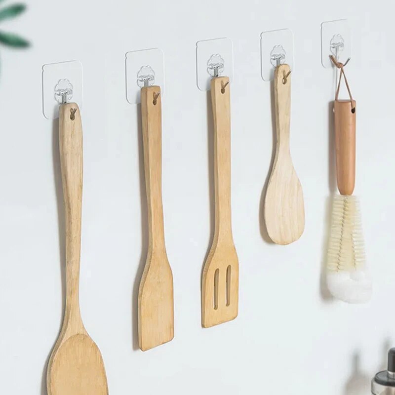 Kitchen transparent hooks