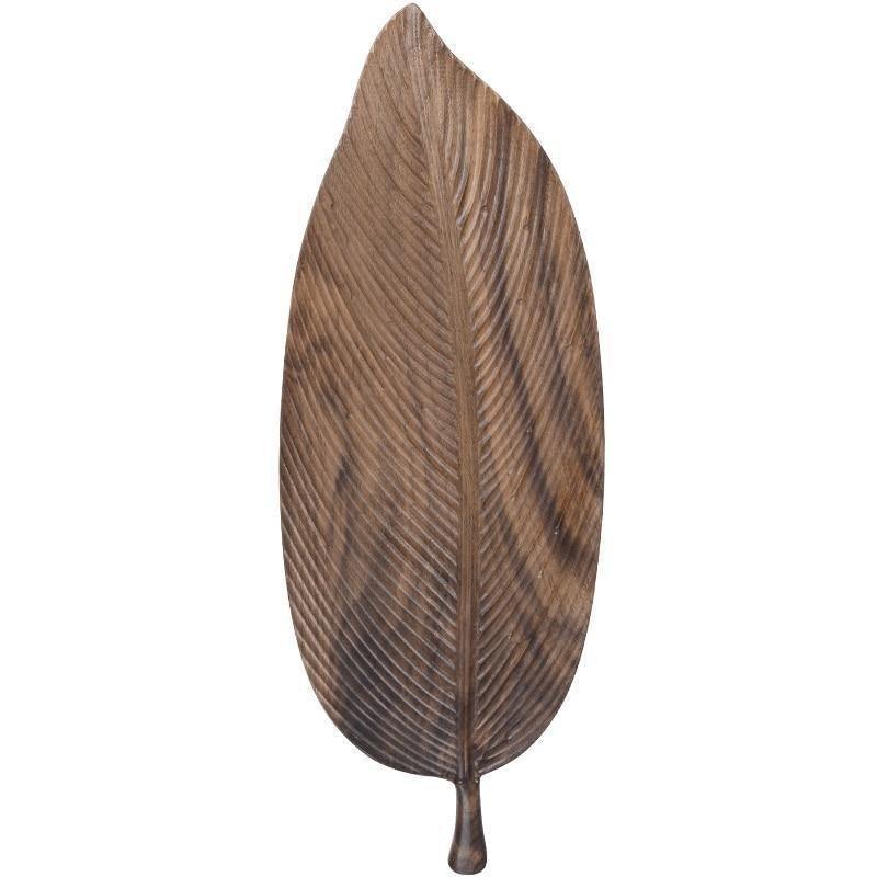 Wooden Leaf Serving Trays