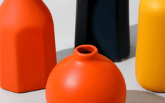 Contrasted Pastel Ceramic Vases